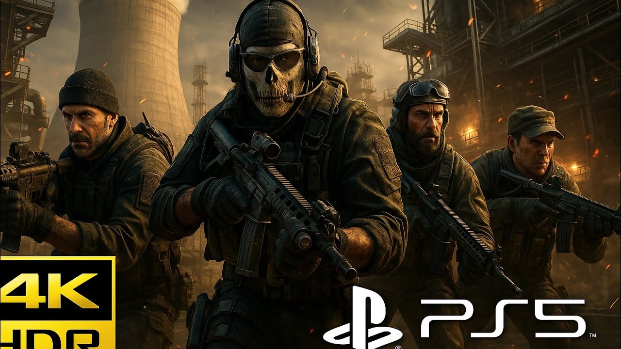 🔥 Modern Warfare 3 SAS Nuclear Reactor Mission - Full Team Intense Gameplay [4K HDR | PS5]