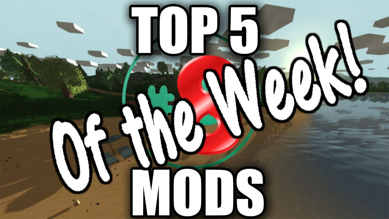 Top 5 Unturned Mods of the Week! Episode 8 (Gun packs, Trucks, and phones?)