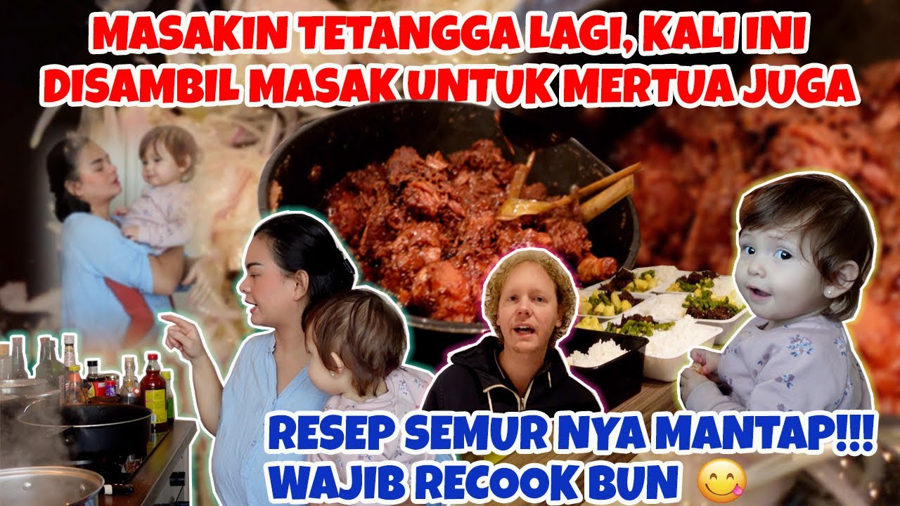 MASAK UNTUK TETANGGA DAN KELUARGA SUAMI MENU SEMUR DAGING BIKIN NAGIH!! WAJIB RECOOK BUN