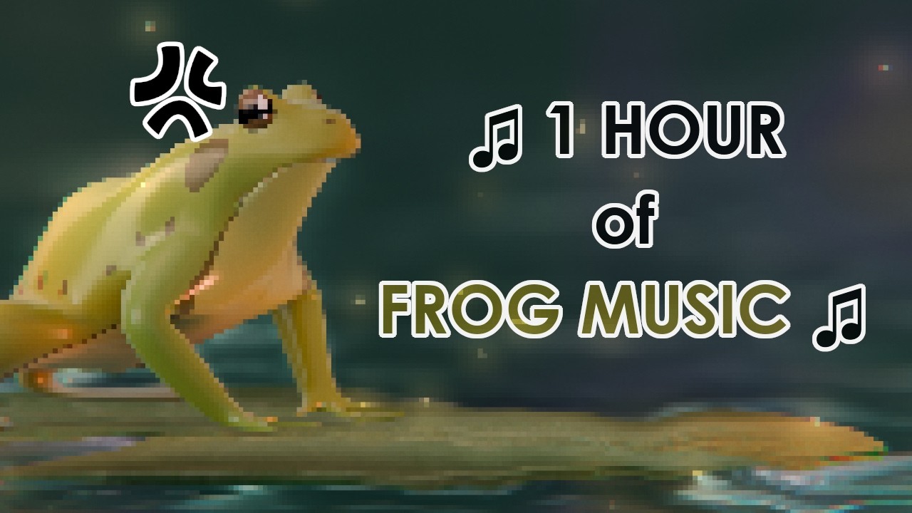 ♫ FROG MUSIC [NO AI] | 1 hour of swampy tunes for frogs and amphibious creatures ♪