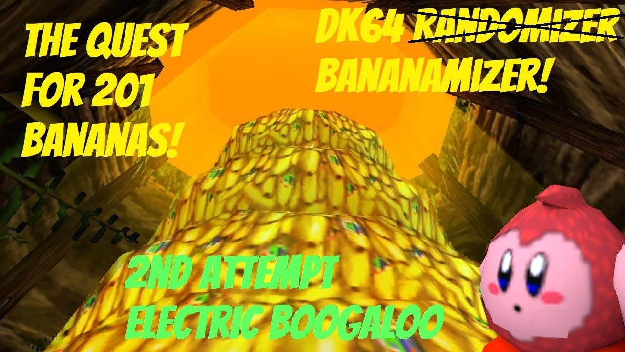 The Quest For 201 Golden Bananas! DK 64 Randomizer 2nd Attempt (Stream 2)