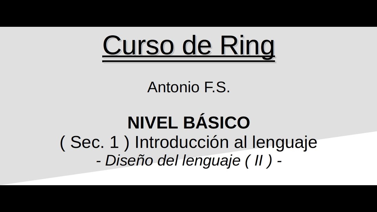 Capitulo_5.2 Diseño del lenguaje (II)