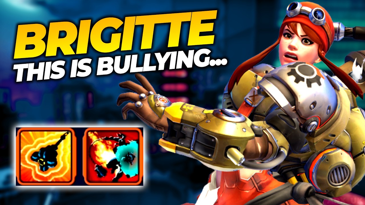 The most DISRUPTIVE Brigitte Build is a NIGHTMARE for this team... (Overwatch Stadium)