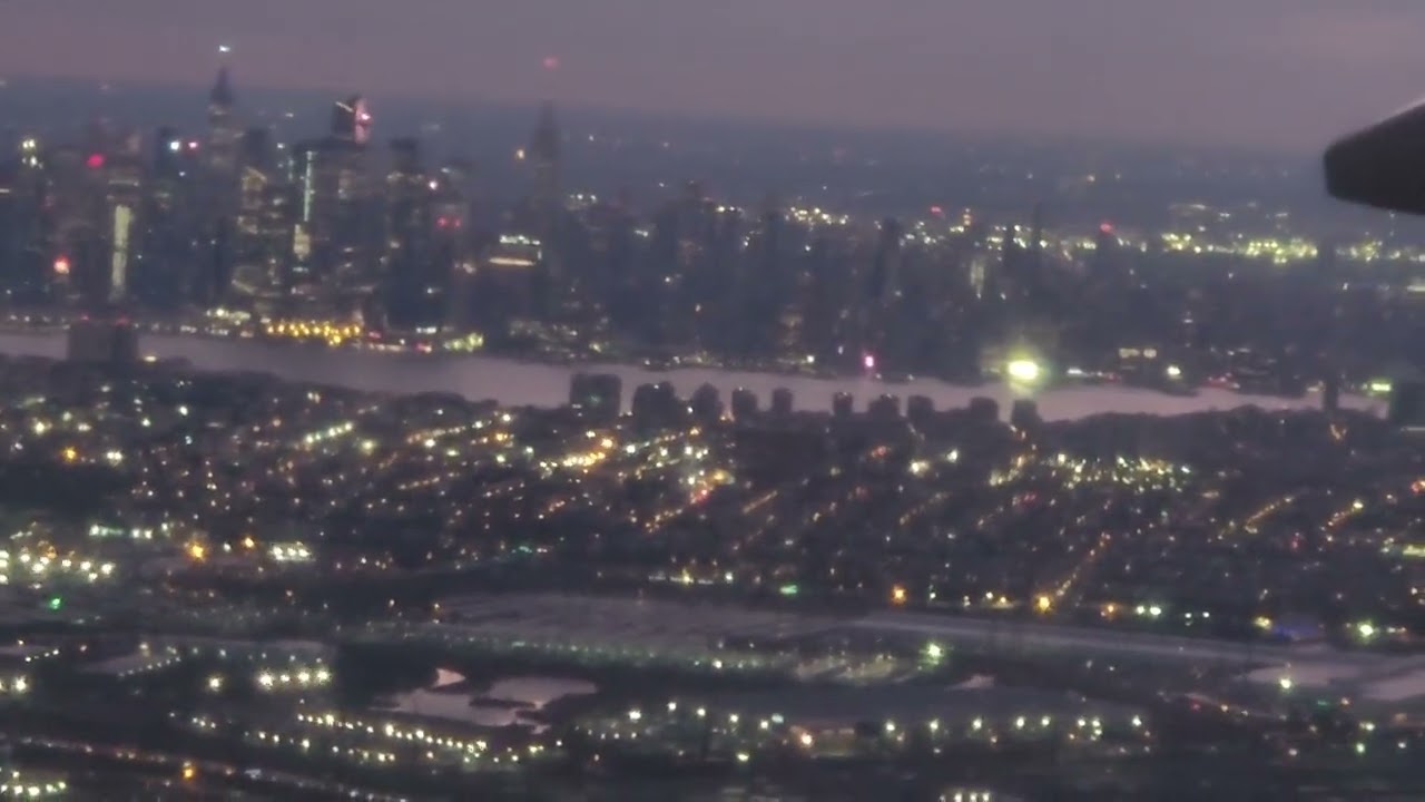Landing at Newark Airport