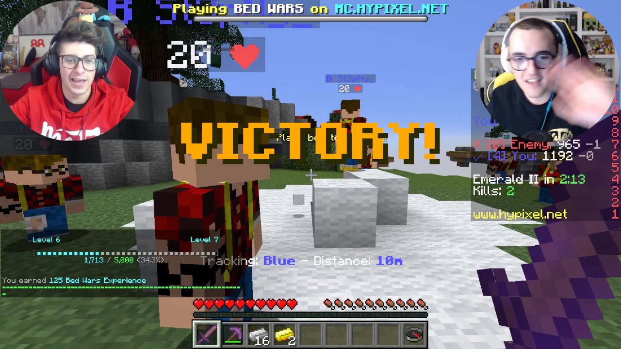 St3pny e Surry provano le nuove bedwars