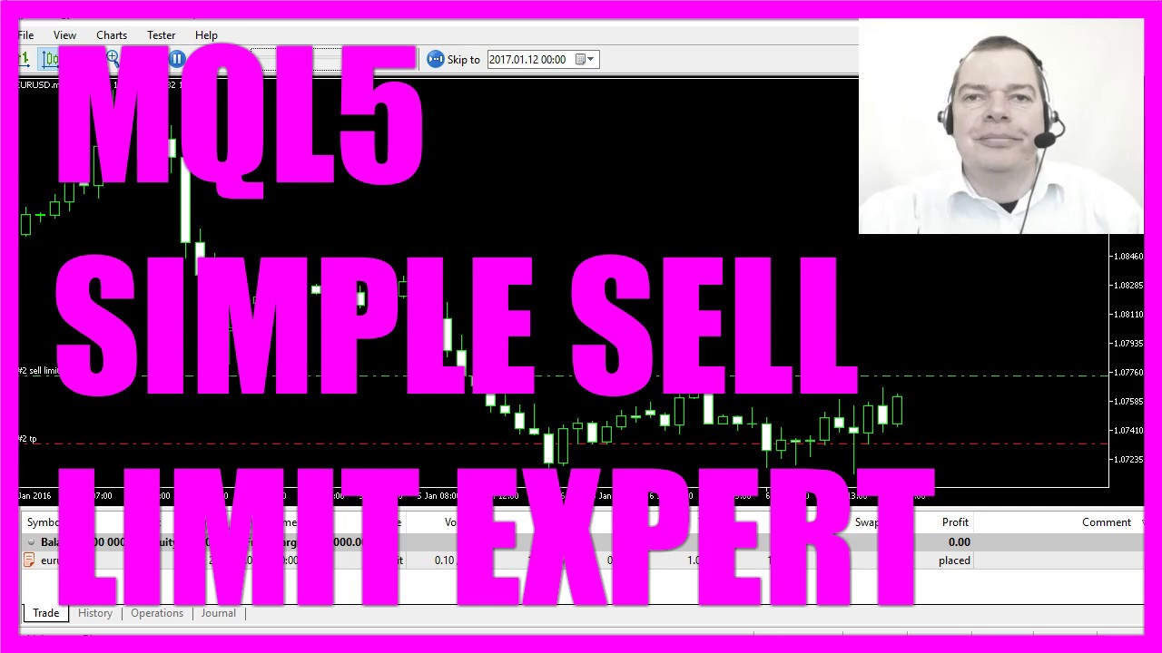 Учебное пособие по MQL5 - Простой лимит продаж
