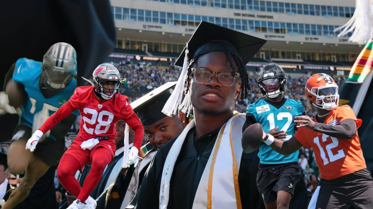 NFL ROOKIE CAMP FOOTAGE (Jimmy Horn Jr, Travis Hunter, Shilo & Shedeur Sanders) : Graduation