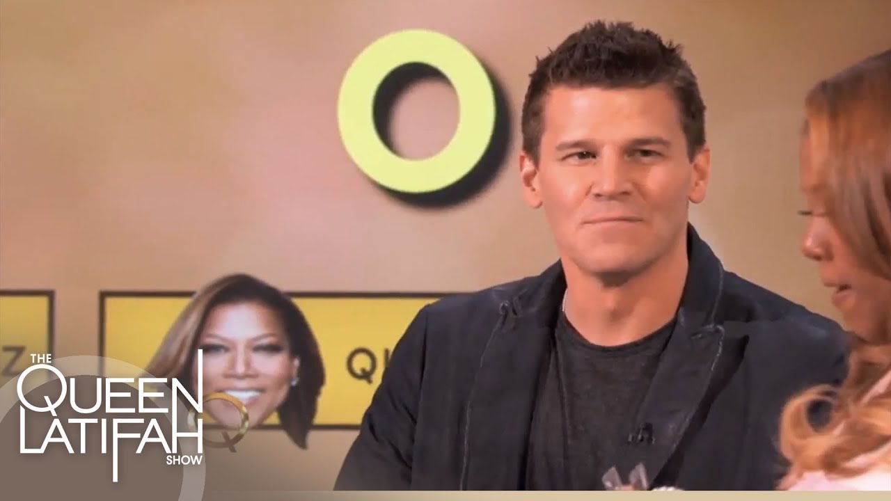 David Boreanaz Plays "Operation" with Queen Latifah