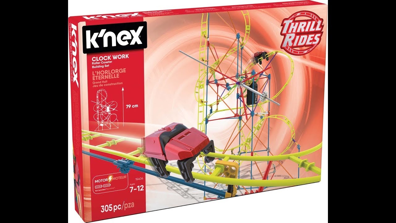 K’NEX Clock Work Roller Coaster Unboxing, Build, and Review