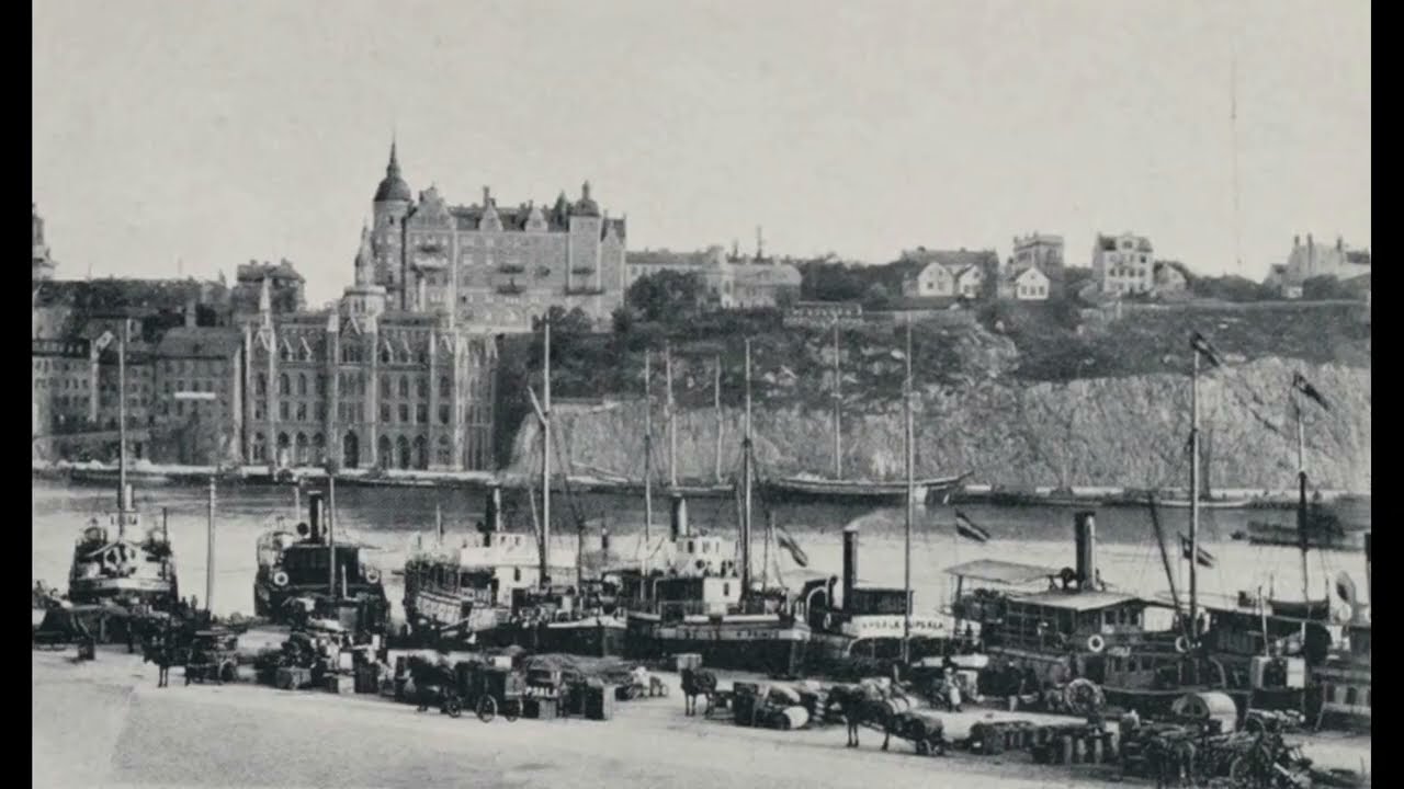 Stockholm, Sweden in old photographs