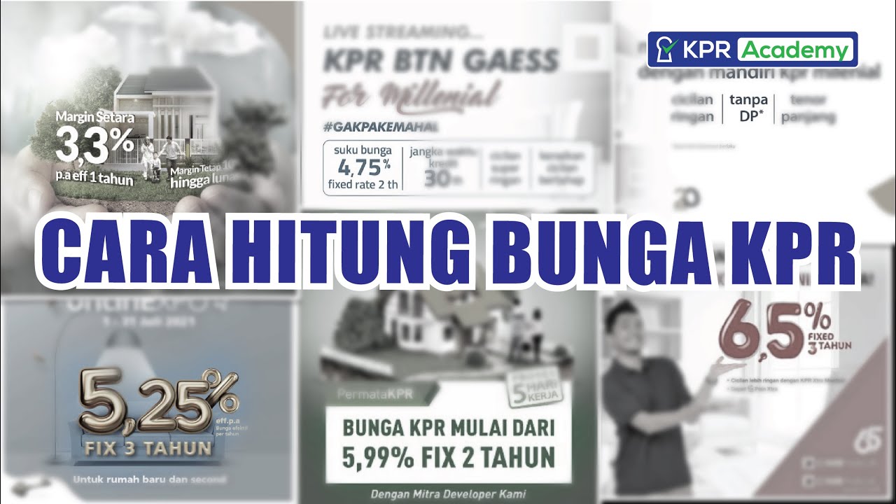 📊 Cara Menghitung Bunga KPR dengan Benar! Flat vs. Efektif, Mana yang Lebih Untung?