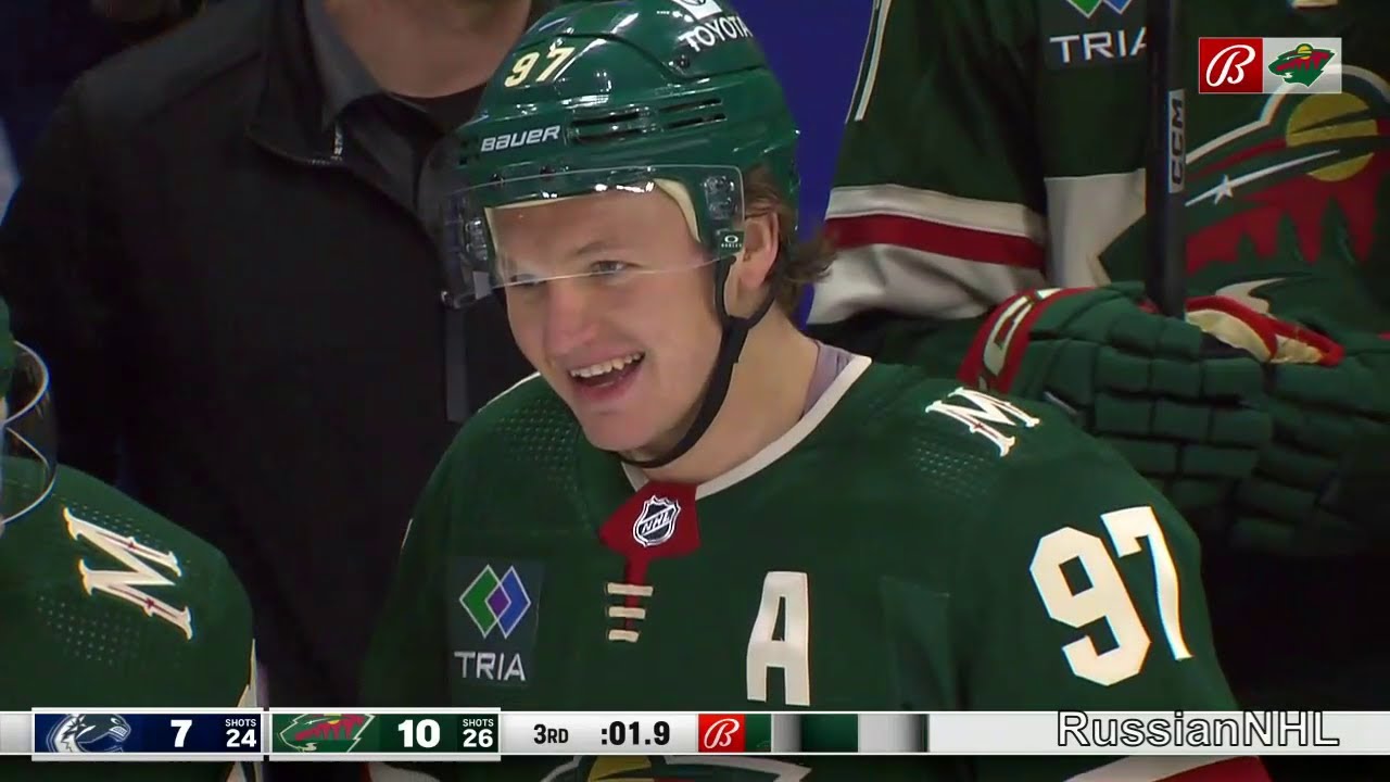 Kirill Kaprizov's fantastic 6 (3+3) points vs Canucks (19 feb 2024)
