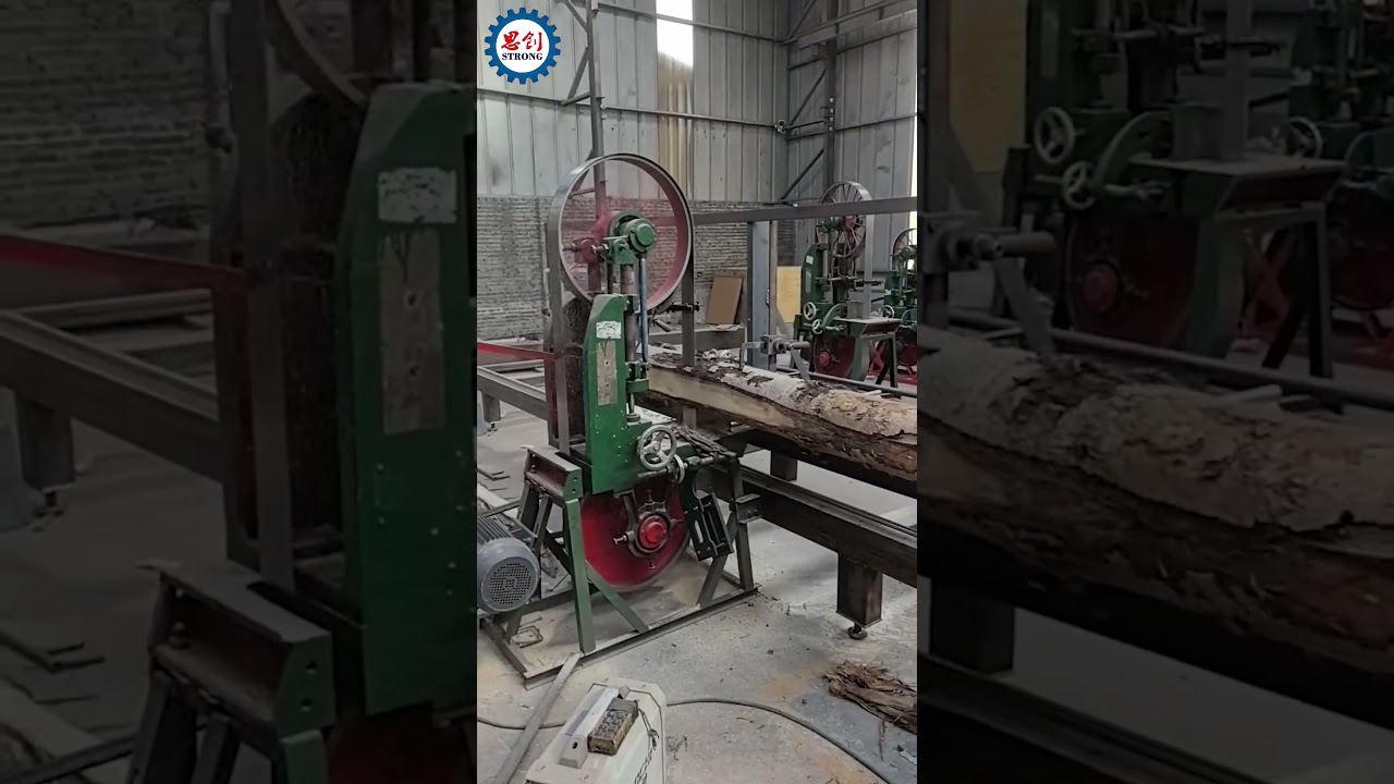 High Efficiency Vertical Woodworking Band Saw Machine for Cutting Logs 