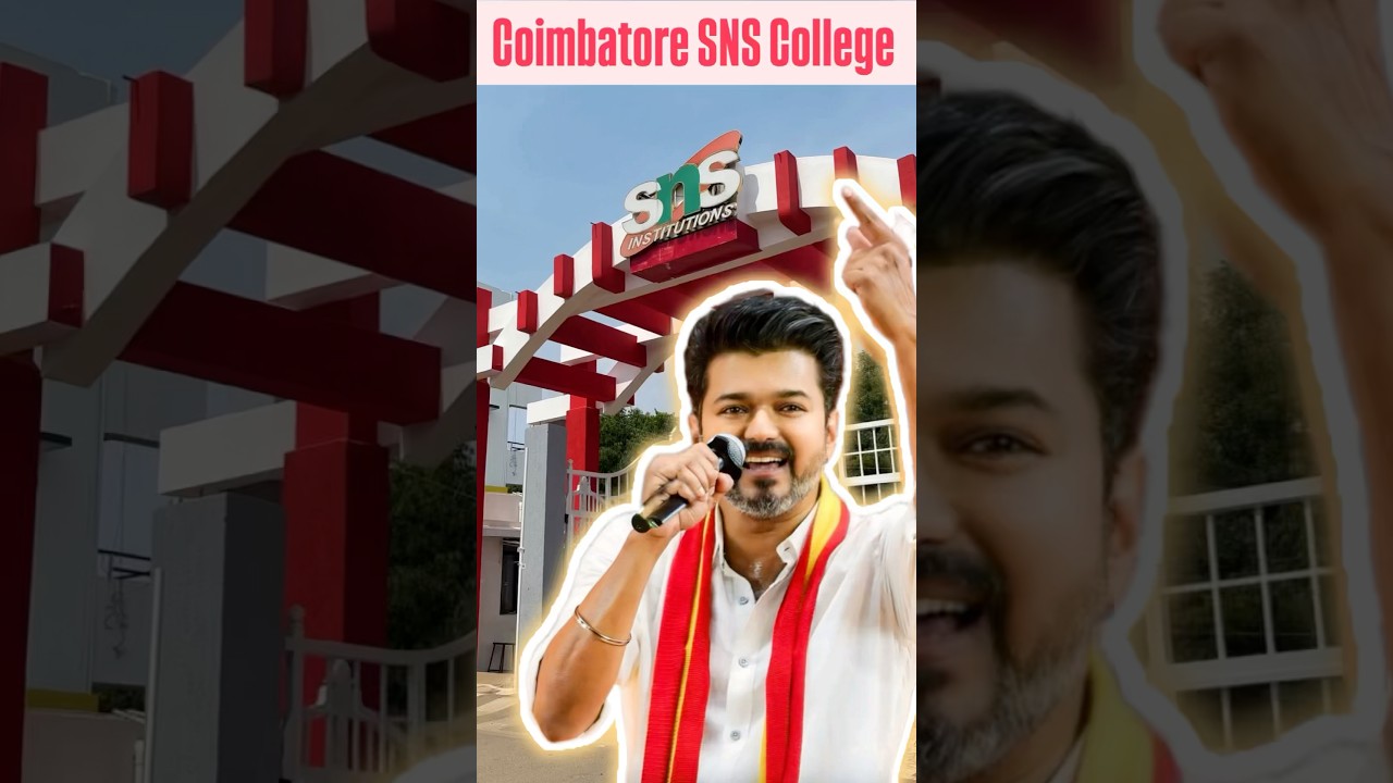 Thalapathy Vijay Visited College in #coimbatore😱🙀 SNS college Sneak-inn📈 Engineering & Technology