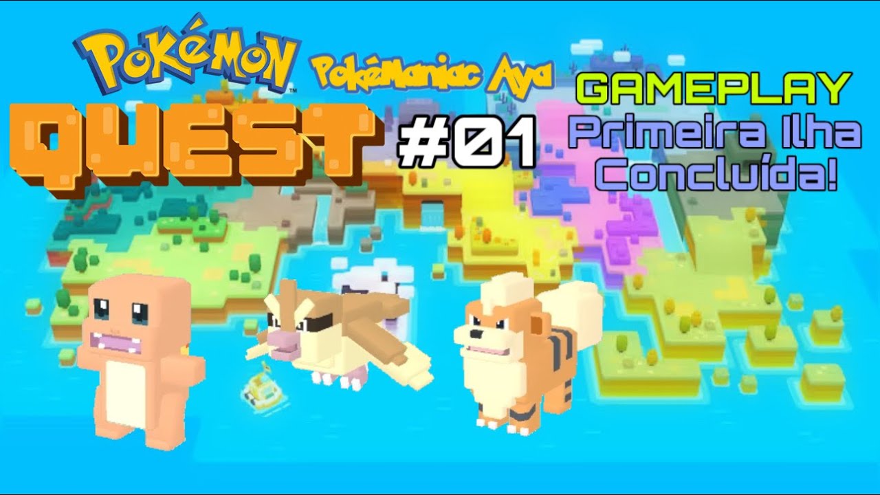 Pokémon Quest 01 - Recomeçando o Jogo com Charmander! 