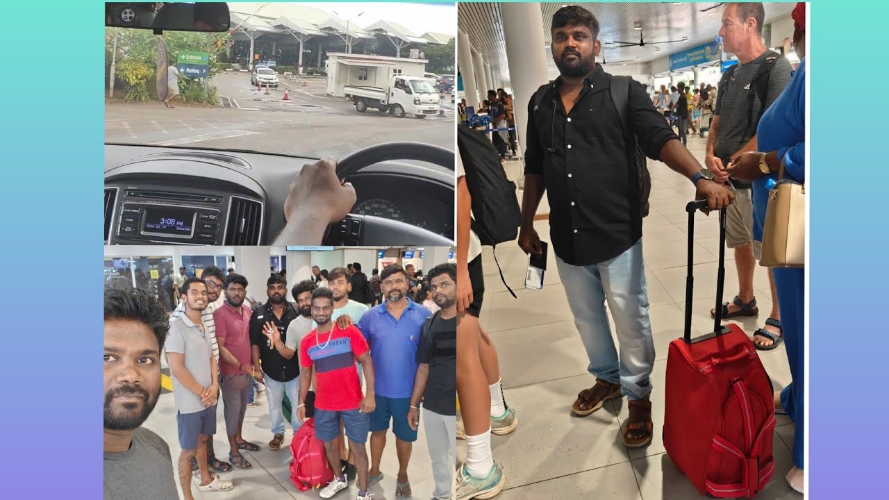 நம்ம அண்ணா இந்தியா போறாங்க🧳✈️🌍 வழி அனுப்ப Airport போறோம்✈️✈️🧳 