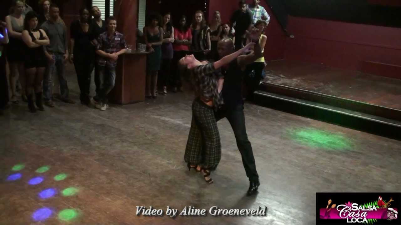 Gilson Damasco, Natasha Terekhina & Julie Scheeffer - Demo LambaZouk @ Salsa Casa Loca