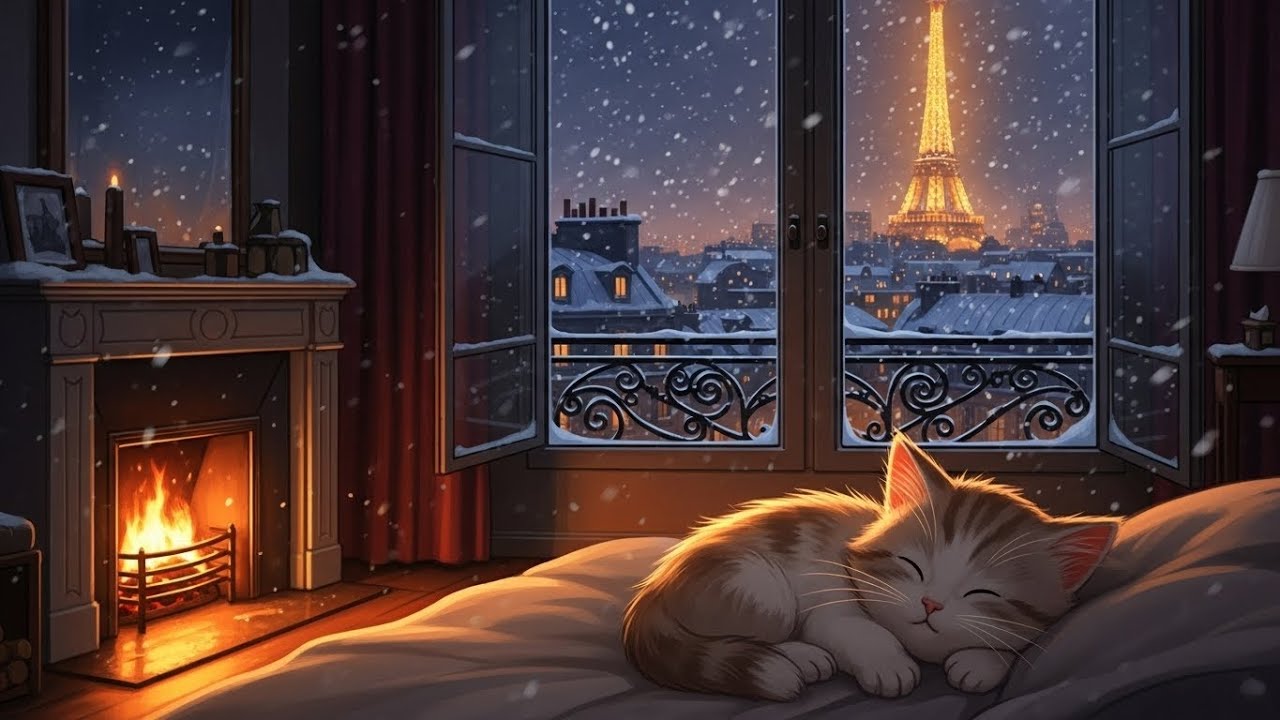 🌧️ cozy rainy day | 1940s bedroom ambience with oldies playing in another room for sleep, Vol. 3