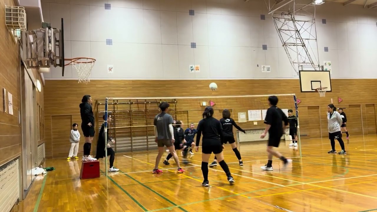 日吉交流会 2月15日予選2試合目1セット目