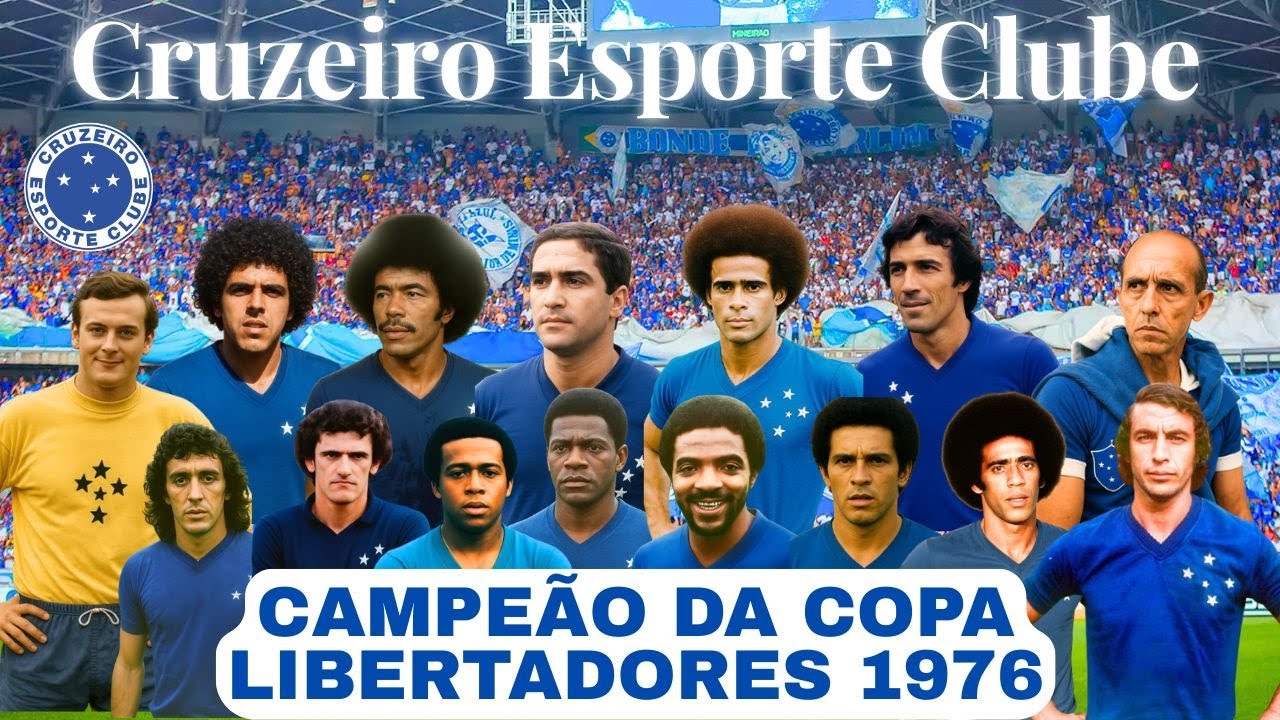 ESCALA&Ccedil;&Atilde;O EM IA - CRUZEIRO CAMPE&Atilde;O DA LIBERTADORES 1976🔵⚪
