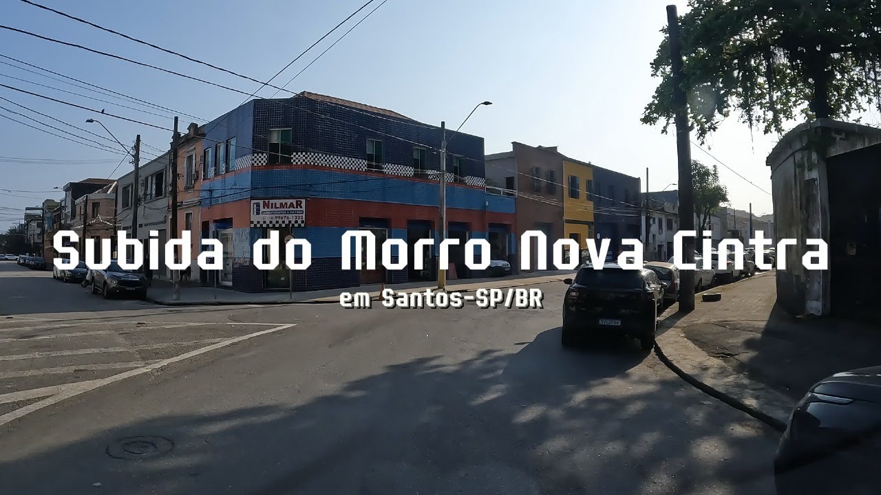 Subida do Morro Nova Cintra (Santos-SP/BR)