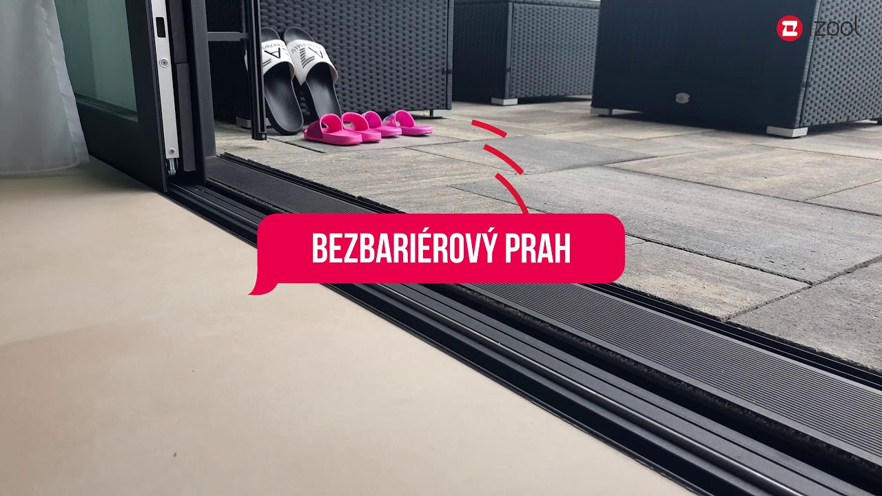 Hliníkové posuvné dvere izool 75 HST - schéma C