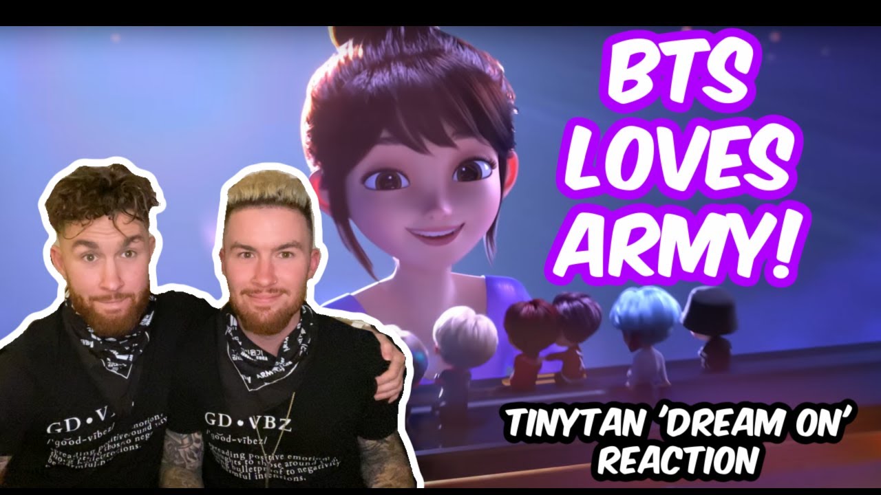 BTS 'Dream On' Reaction... TWINS React to TinyTAN | ANIMATION - BTS Loves ARMY!!!