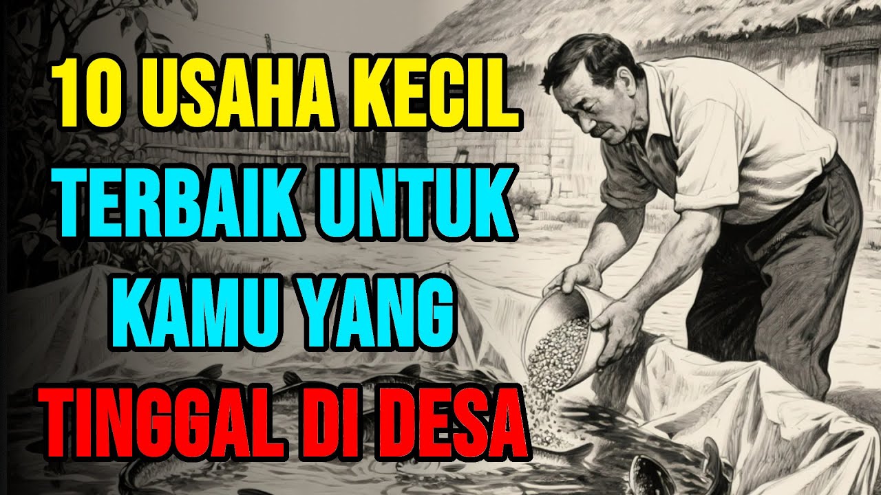10 Usaha Modal Kecil Terbaik untuk Kamu yang Hidup di Desa