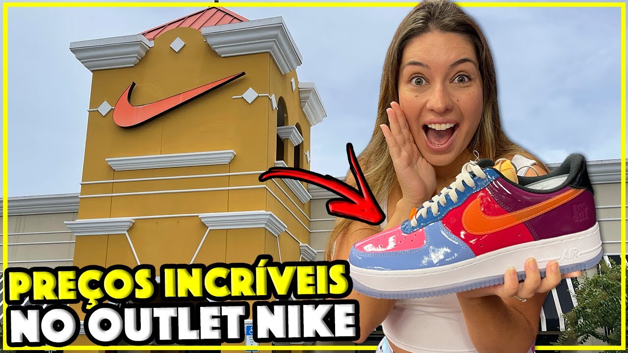 TOUR COMPLETO NA NIKE DO OUTLET DE ORLANDO - ATUALIZADO