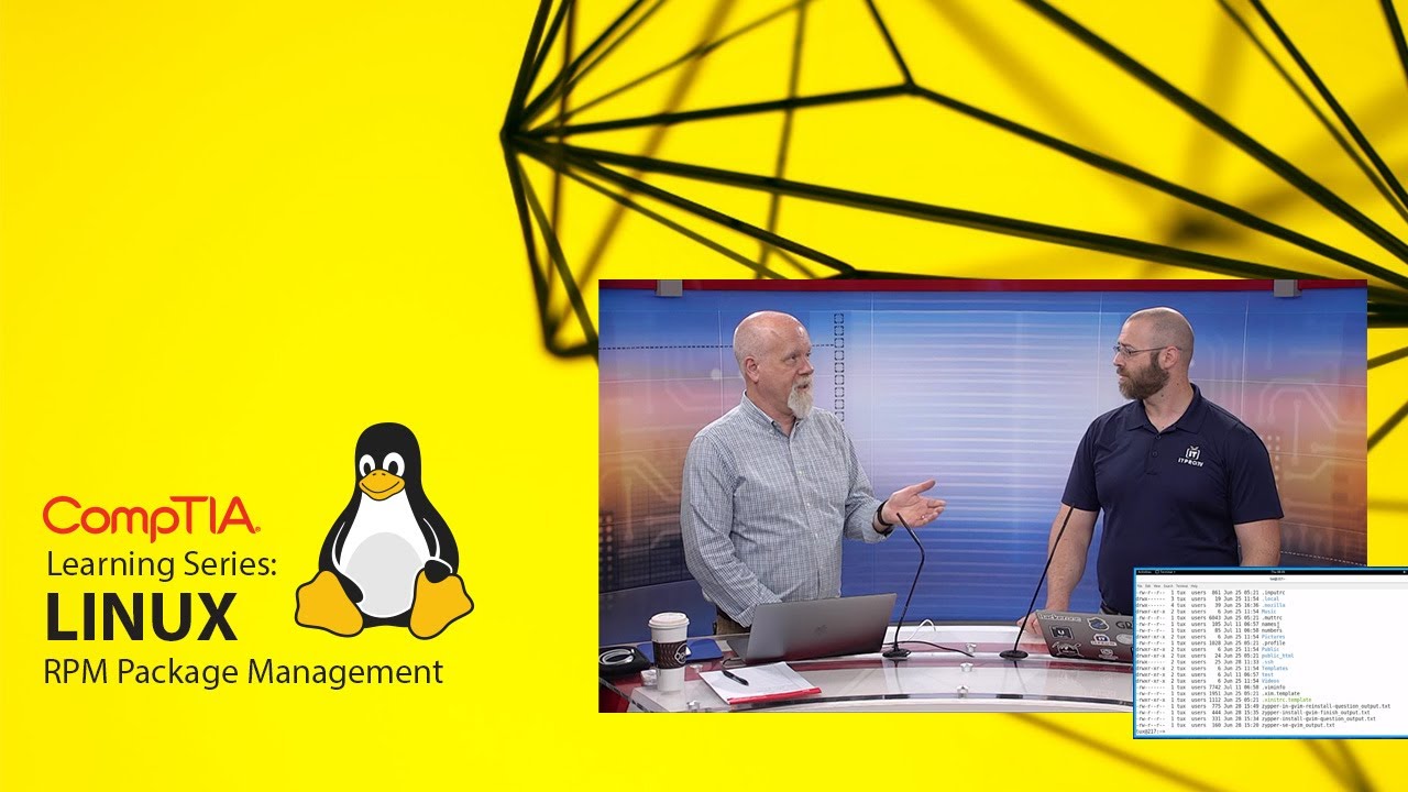 Watch an introduction to RPM package management in Linux with CompTIA | Getting Started with Linux