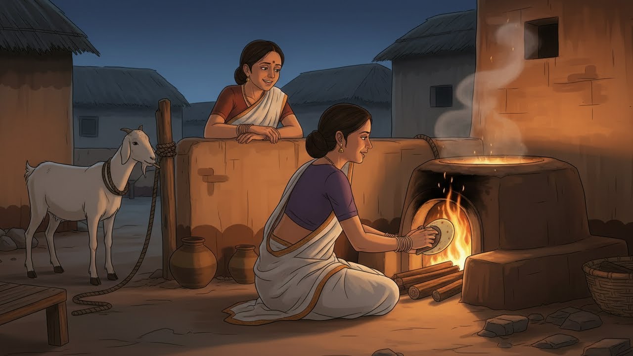 Peaceful Indian Village Life | Hard Work,Peaceful Moments | Relaxing ASMR, Calm Mind