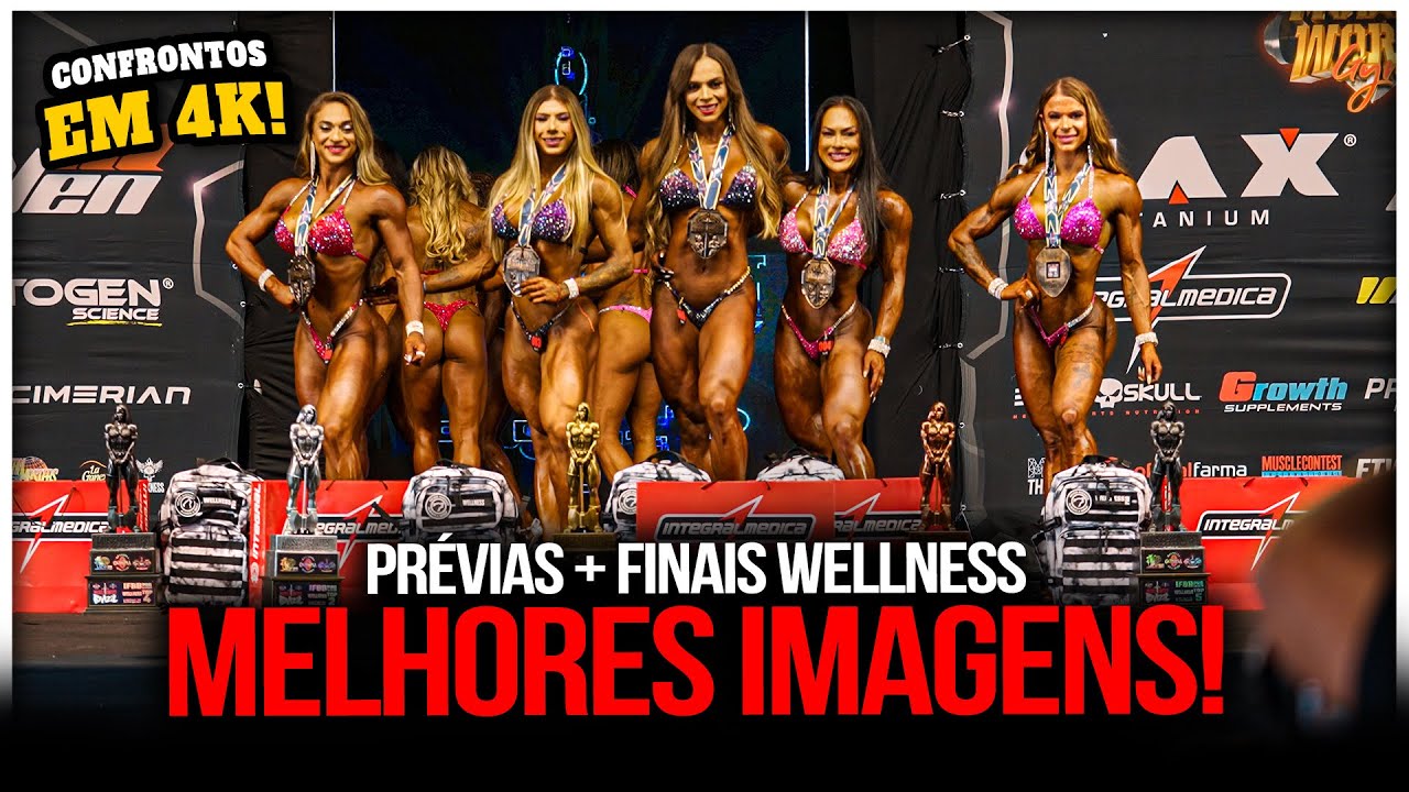 PRÉVIAS E FINAIS WELLNESS MUSCLECONTEST CURITIBA 2024!! | *confrontos em 4k*