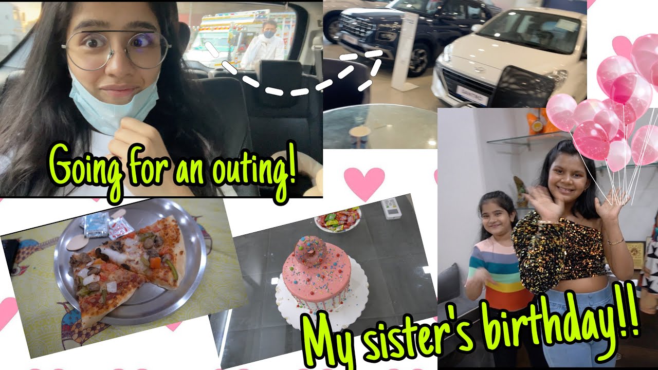 Going for an outing after so long| My sister's birthday | Went to a car showroom | Mitali Sharma