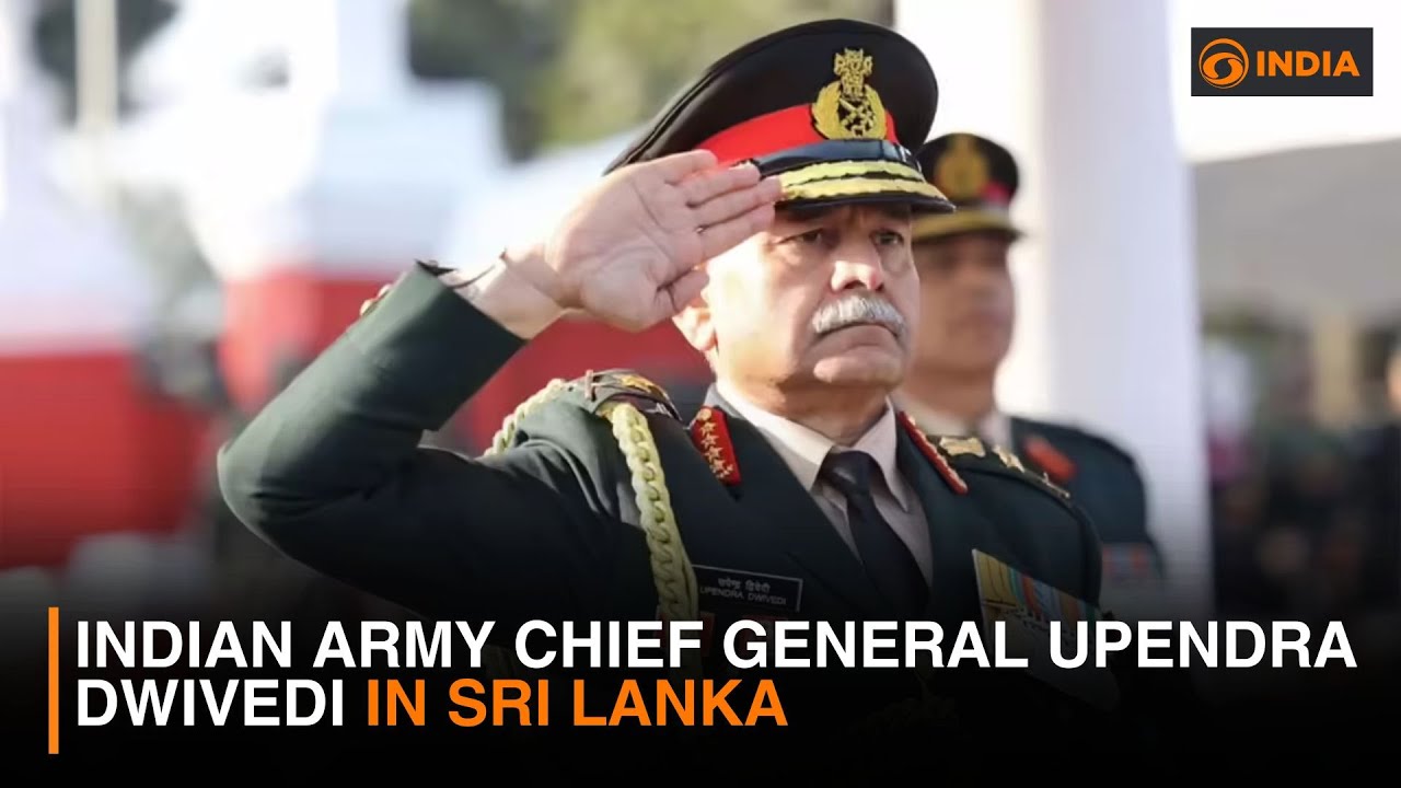 Indian Army Chief General Upendra Dwivedi in Sri Lanka