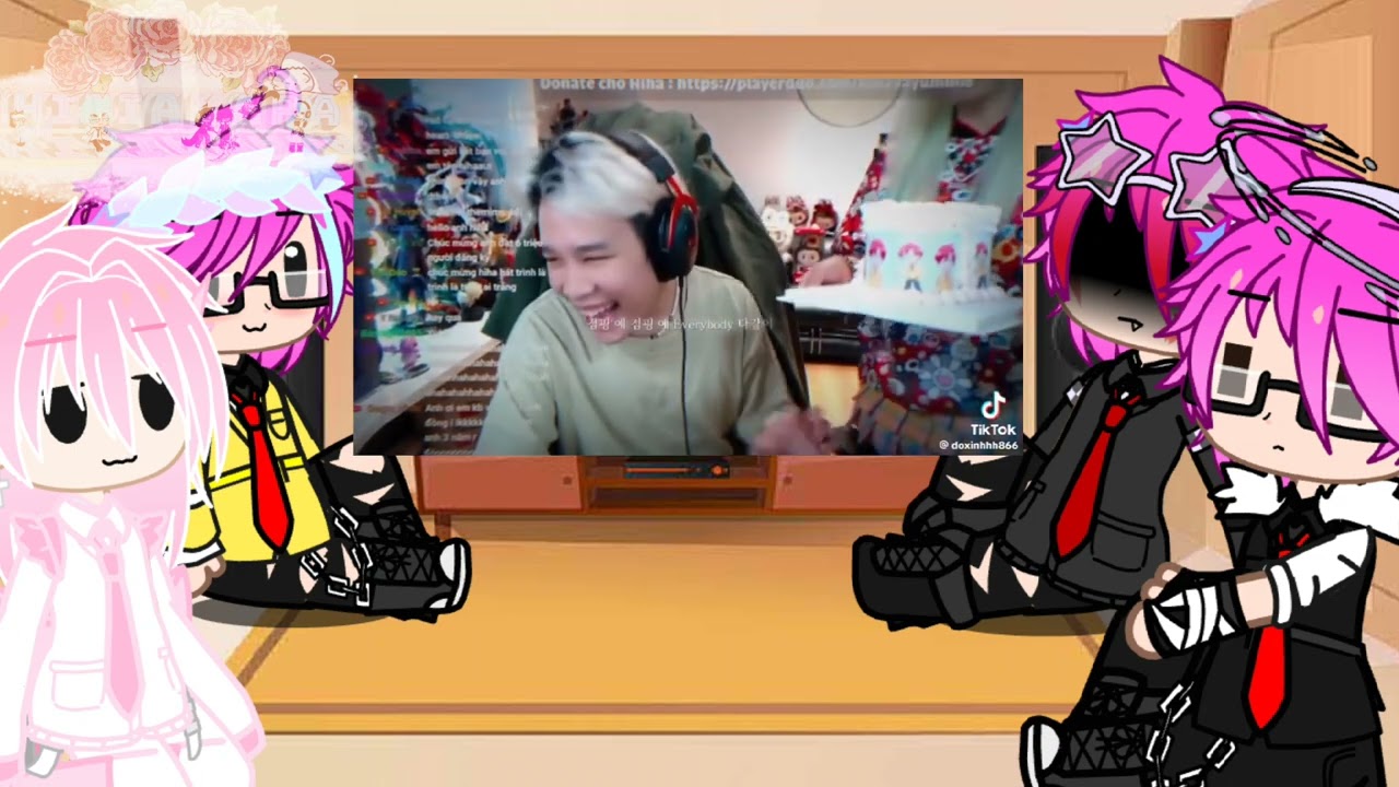 hiha aut react to #gacha #everybodywantstobemyenemy #edit #reaction 