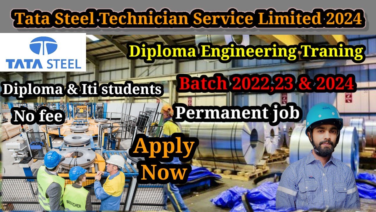 Tata steel Technician Service Limited (TSTSL) Vacency out 2024 #freshers #diplomajobs