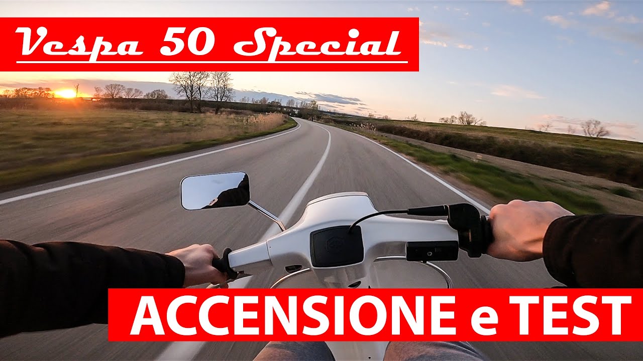 ACCENSIONE e TEST 115 MALOSSI - VESPA 50 SPECIAL EP 7 - Montaggio e prova su strada
