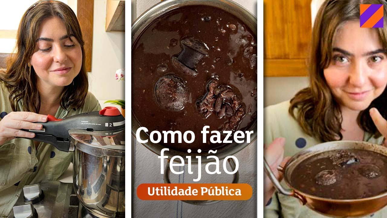 COMO FAZER FEIJÃO simples e gostoso na panela de pressão