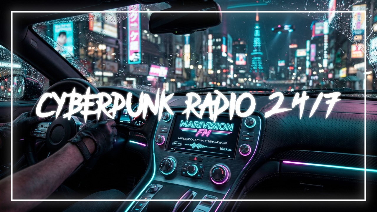 🔴 LIVE: Cyberpunk RADIO 24/7 | Dark Ambient & Synthwave Bladerunner Radio [MARIVISION FM]
