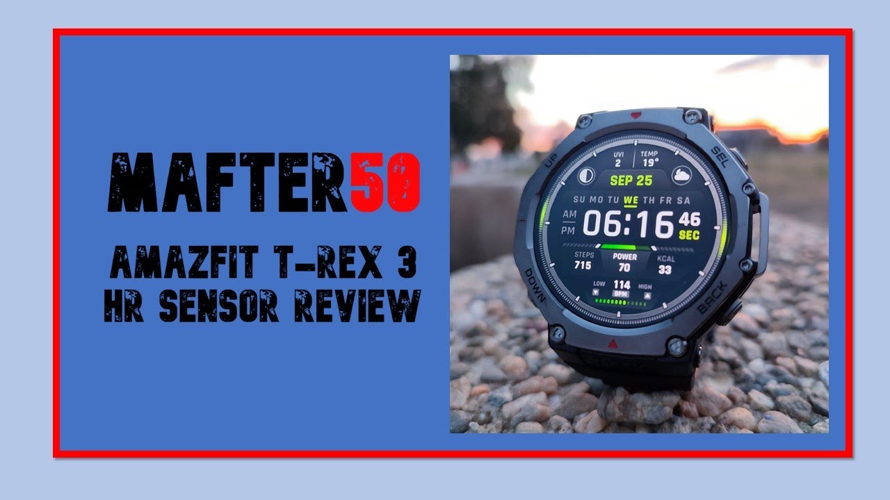 AMAZFIT T-Rex 3. Оптический датчик пульса - насколько хорош?