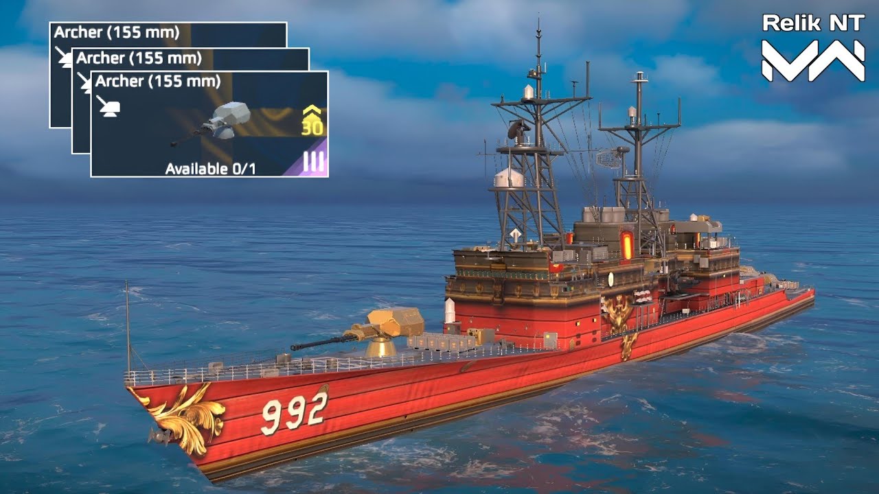 USS Fletcher With Equip Archer | Best Cannon in Modern Warships 