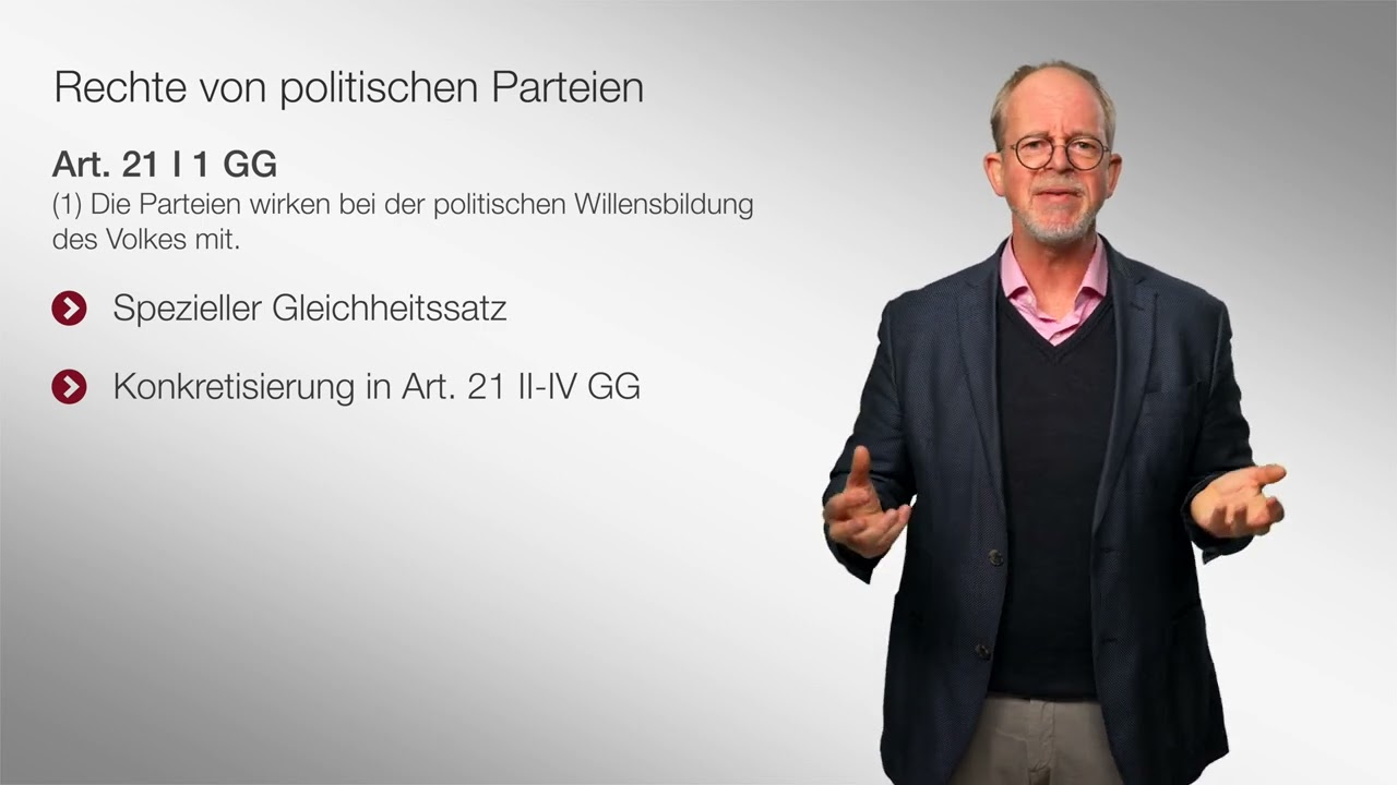 Politische Parteien | Staatsorganisationsrecht | Folge 9