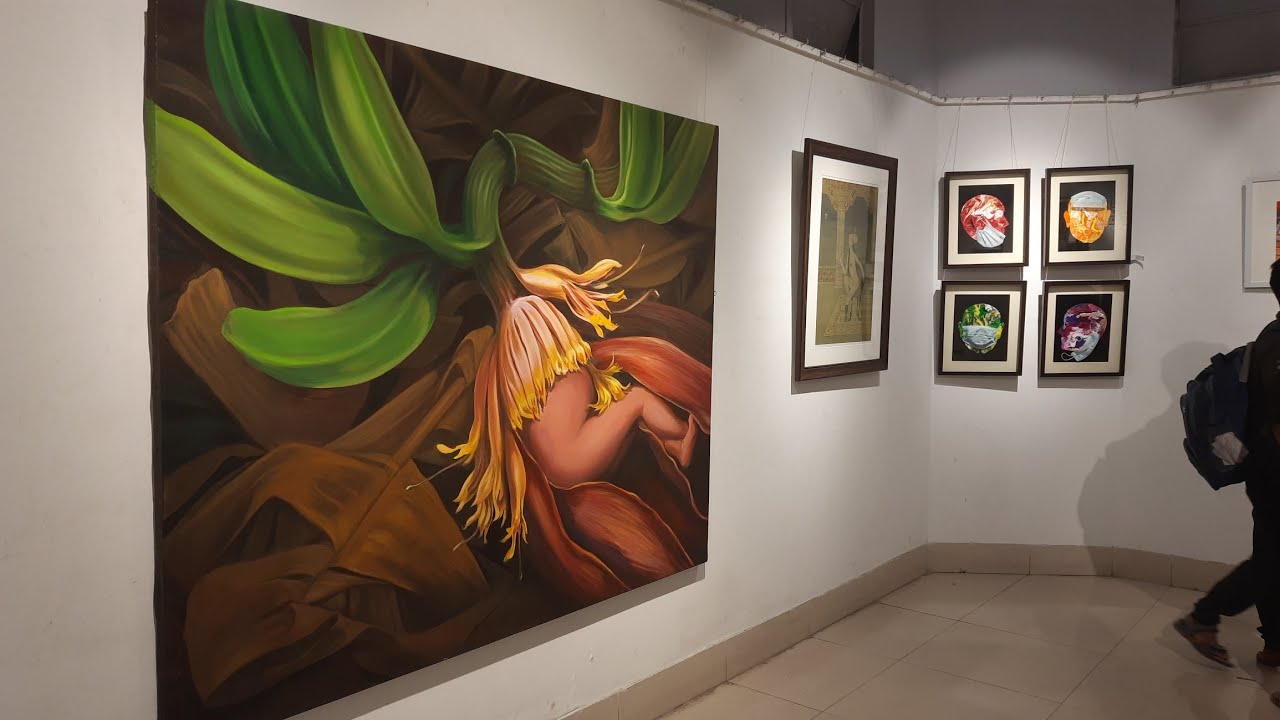 Rabindra bharati university annual exhibition 2022 /academy of fine arts/ #art #exhibition #painting