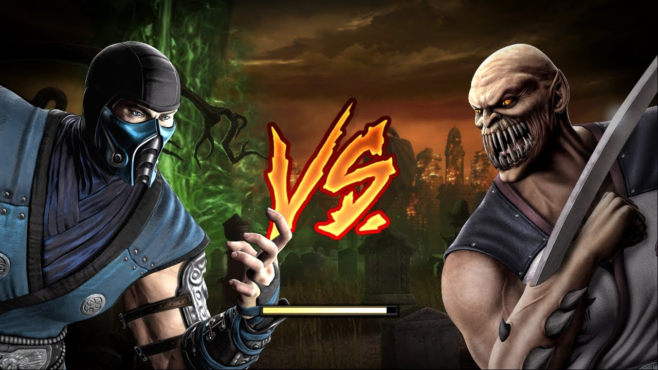 Noob Saibot VS Quan Chi mortal kombat 9 (⌐■_■)😎🧜‍♂️