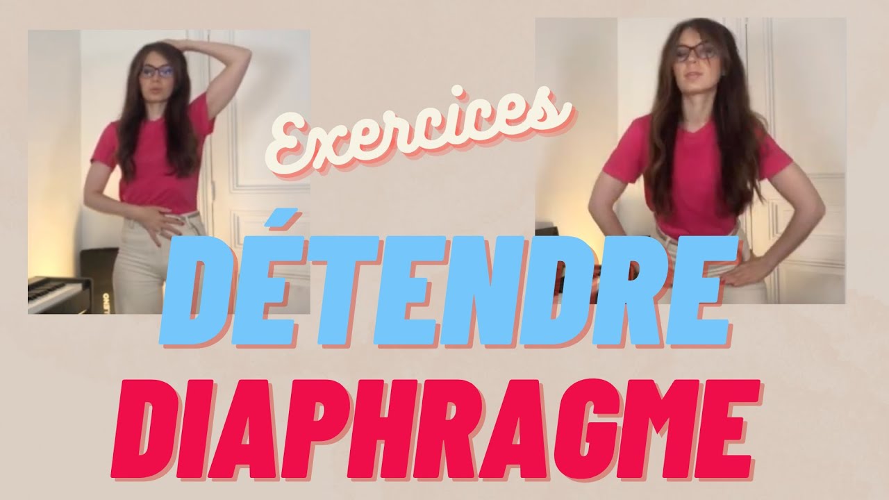 Exercices pour DETENDRE le DIAPHRAGME (Ce que tous les chanteurs devraient faire) !