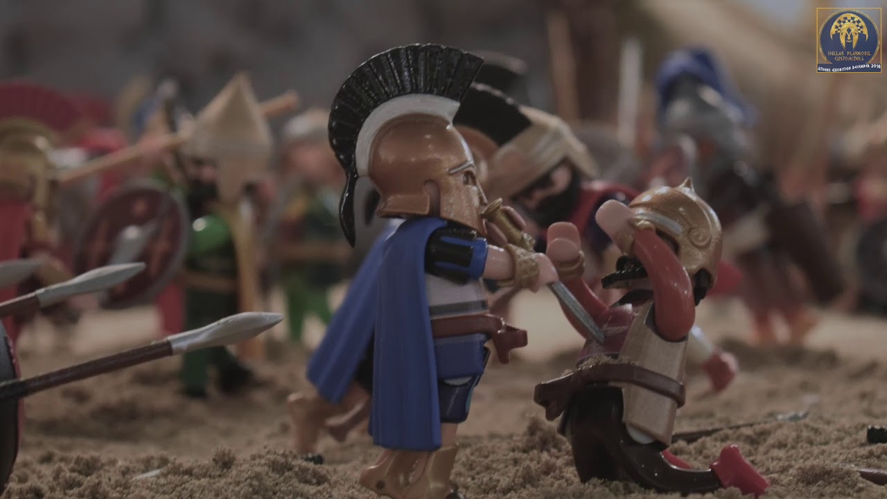 playmobil diorama The battle of thermopylae