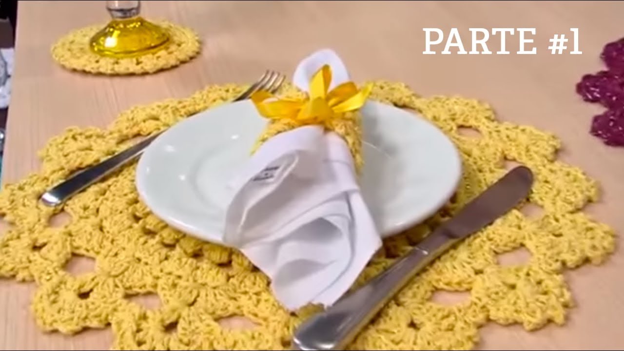 Sousplat em Crochê por Marcelo Nunes | Parte #1 - Programa Mulher.com