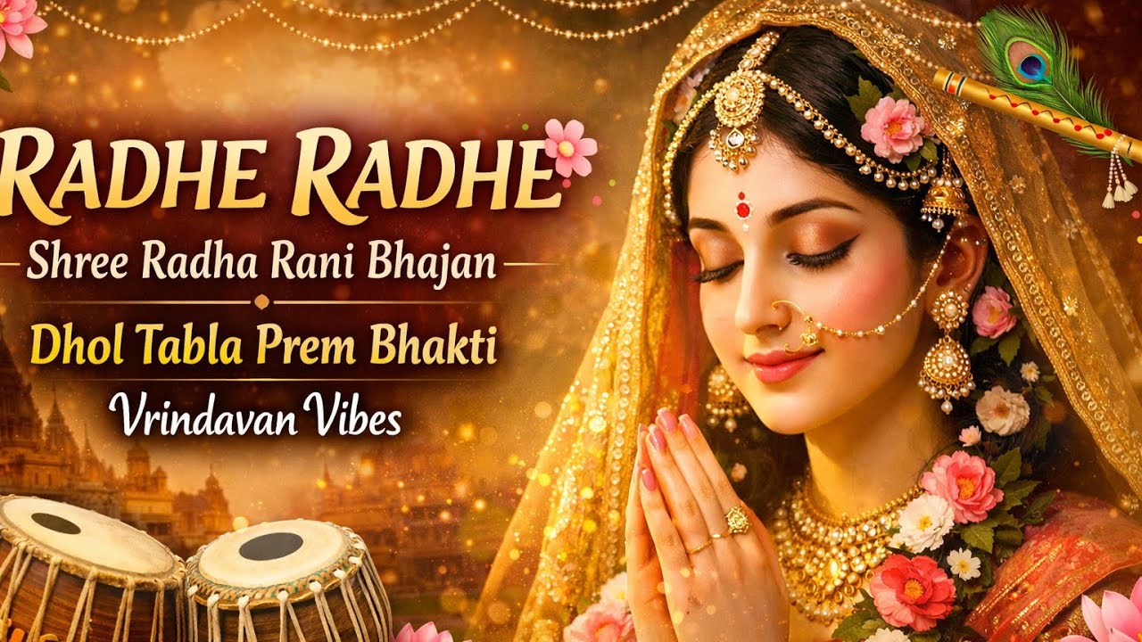 Radhe Radhe 🌸💖 | Dil Ko Chhoo Jane Wala Radha Rani Bhajan | Dhol Tabla