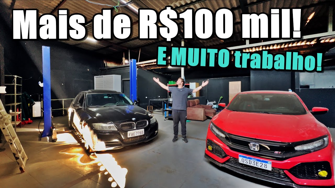 CONSTRUI minha OFICINA dos SONHOS!