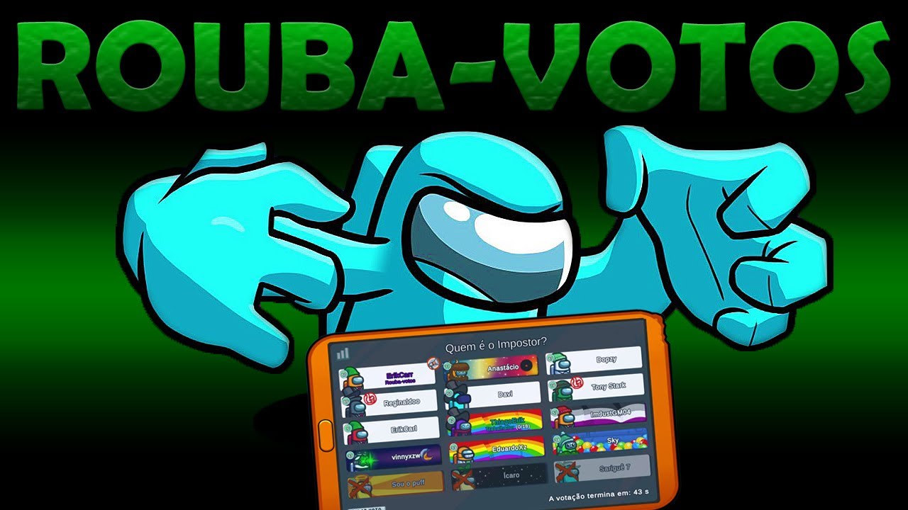Virei o ROUBA-VOTOS e ROUBEI O PODER DE VOTO DE QUEM MATEI no Among Us Mod